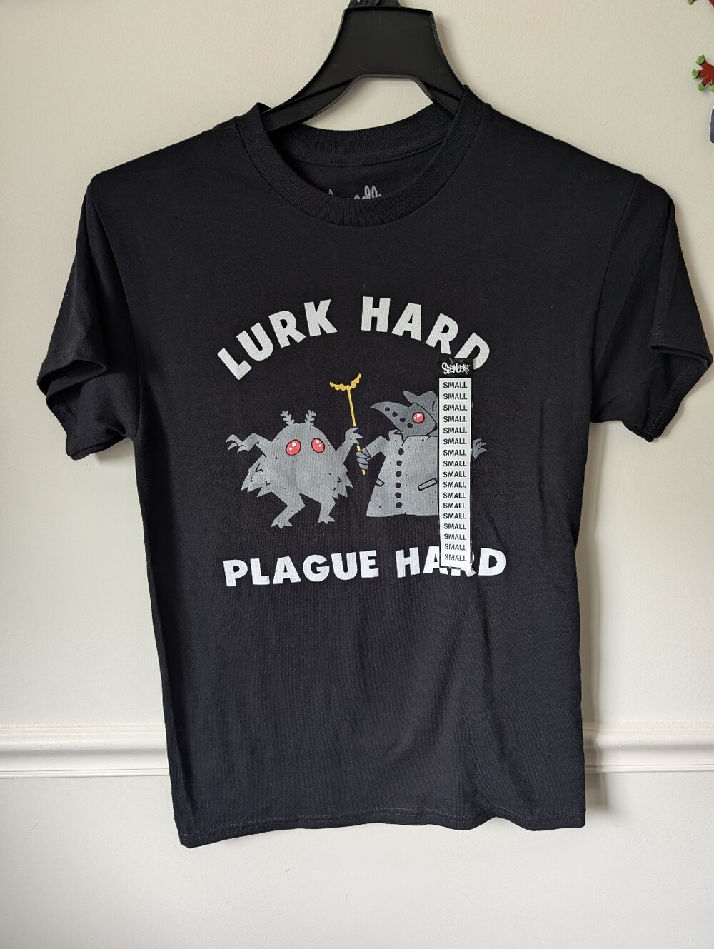 Spencers Popcorn Punk Threadless Lurk Hard Plague Hard Graphic Tee Size Small